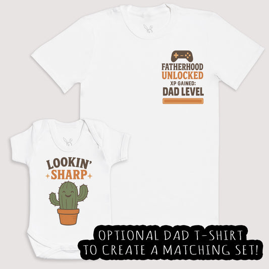 Lookin' Sharp - Baby Gift Set - Baby Bodysuit Gift Set