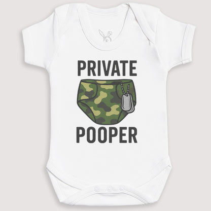 Private Pooper - Baby Gift Set - Baby Bodysuit Gift Set