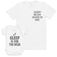 Sleep Is For The Weak - Baby Gift Set - Baby Bodysuit Gift Set