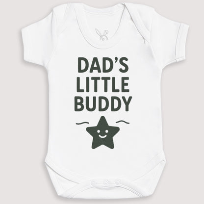 Dad's Little Buddy - Baby Gift Set - Baby Bodysuit Gift Set