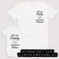First My Daddy Forever My Hero - Baby Gift Set - Baby Bodysuit Gift Set