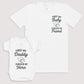 First My Daddy Forever My Hero - Baby Gift Set - Baby Bodysuit Gift Set