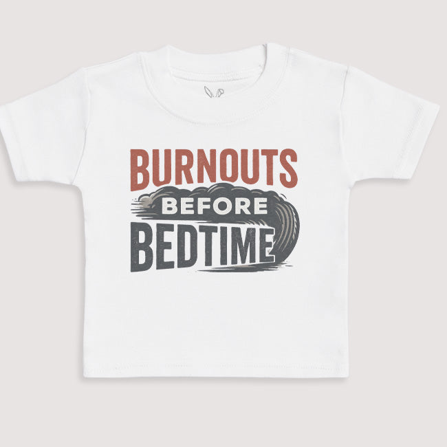 Burnouts Before Bedtime - Baby Gift Set - Baby Bodysuit Gift Set