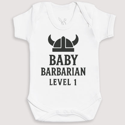 Baby Barbarian Level 1 - Baby Gift Set - Baby Bodysuit Gift Set