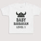 Baby Barbarian Level 1 - Baby Gift Set - Baby Bodysuit Gift Set