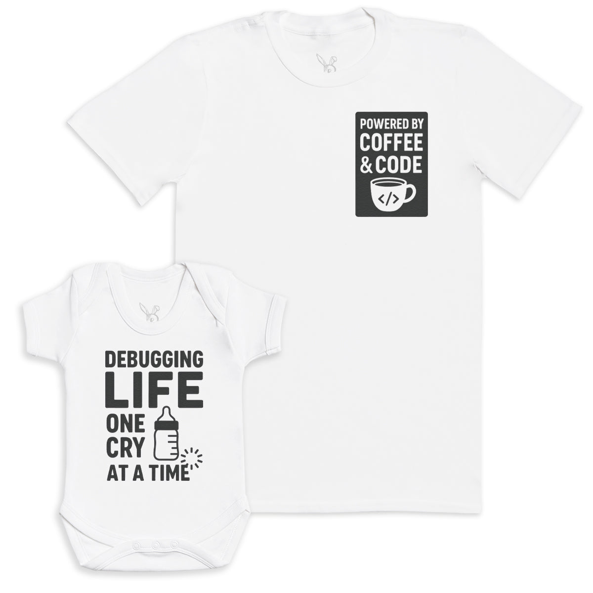 Debugging Life One Cry At A Time - Baby Gift Set - Baby Bodysuit Gift Set