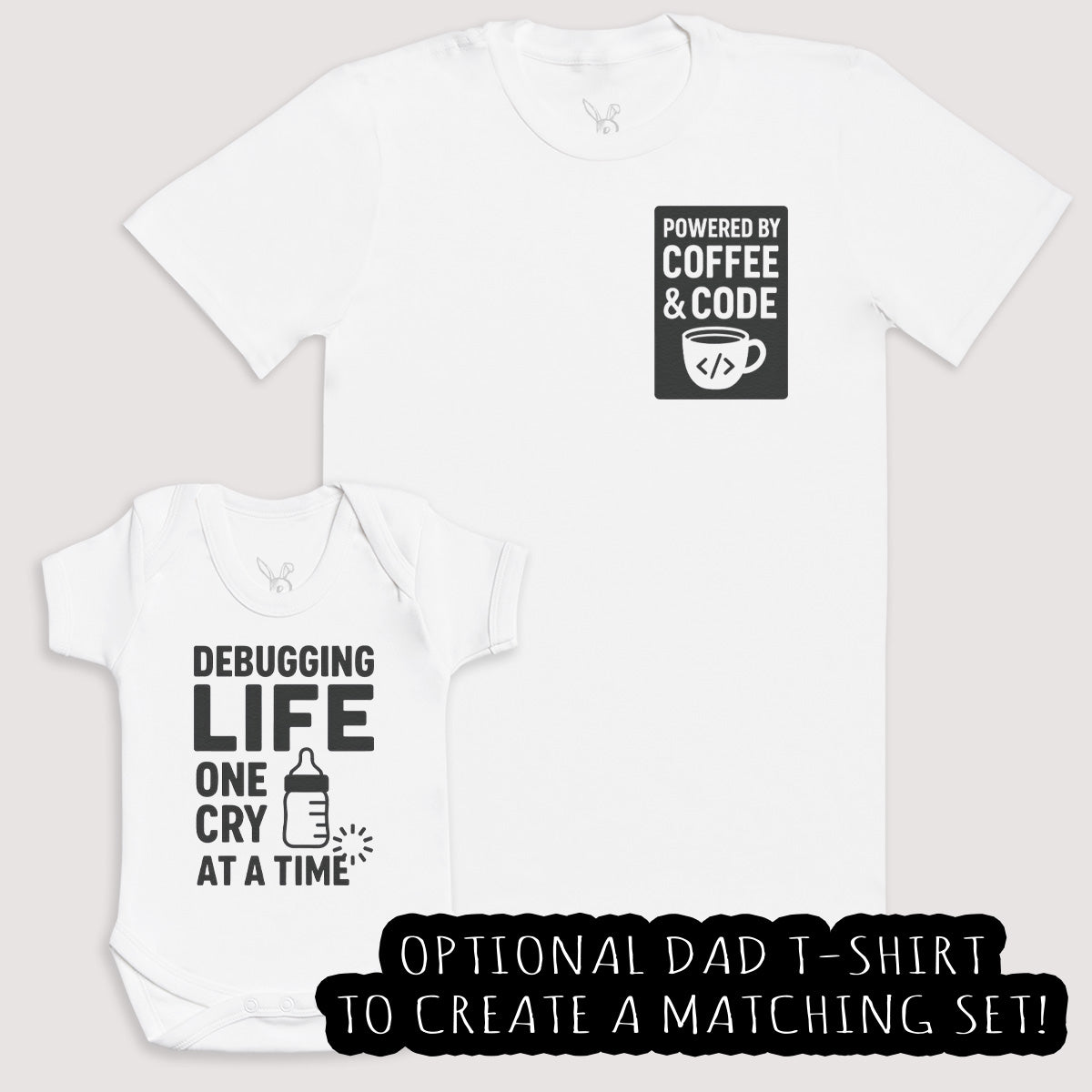 Debugging Life One Cry At A Time - Baby Gift Set - Baby Bodysuit Gift Set