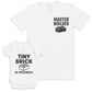 Tiny Brick In Progress - Baby Gift Set - Baby Bodysuit Gift Set