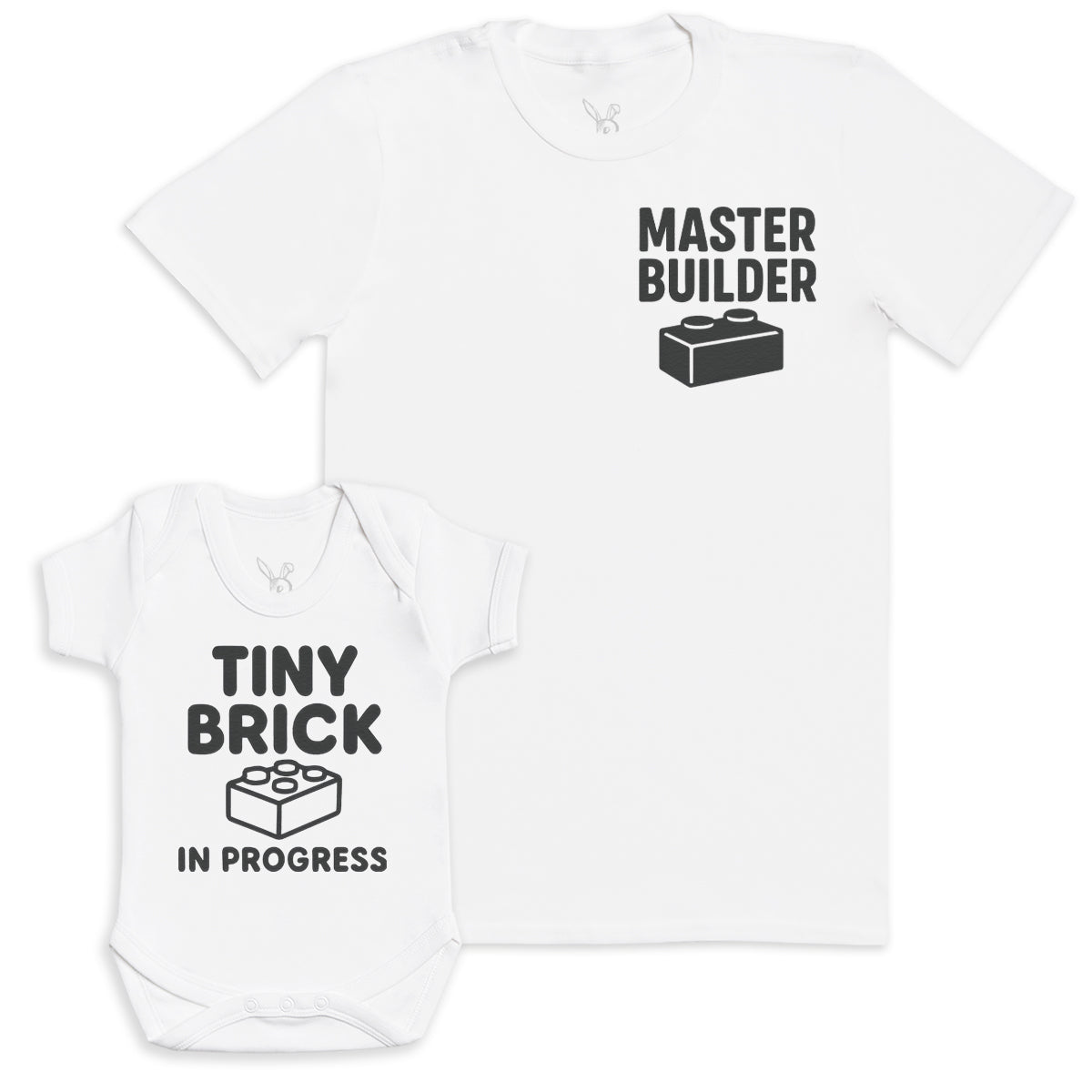 Tiny Brick In Progress - Baby Gift Set - Baby Bodysuit Gift Set