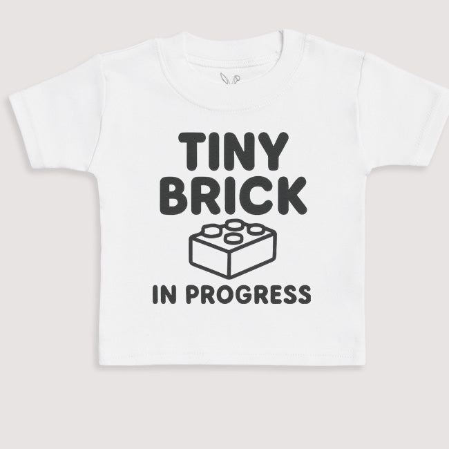 Tiny Brick In Progress - Baby Gift Set - Baby Bodysuit Gift Set