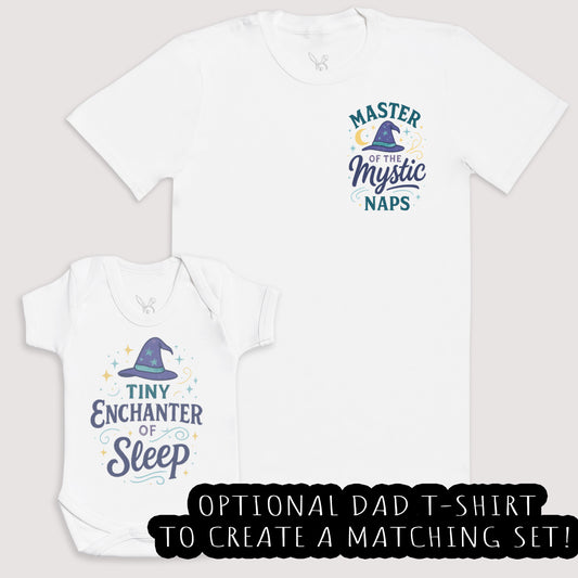 Tiny Enchanter Of Sleep - Baby Gift Set - Baby Bodysuit Gift Set