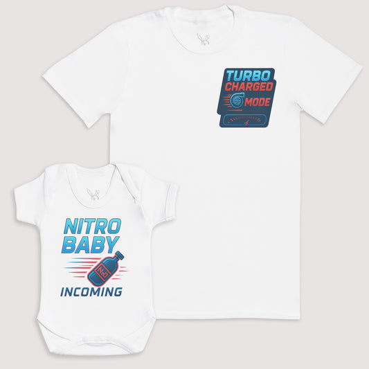 Nitro Baby Incoming - Baby Gift Set - Baby Bodysuit Gift Set