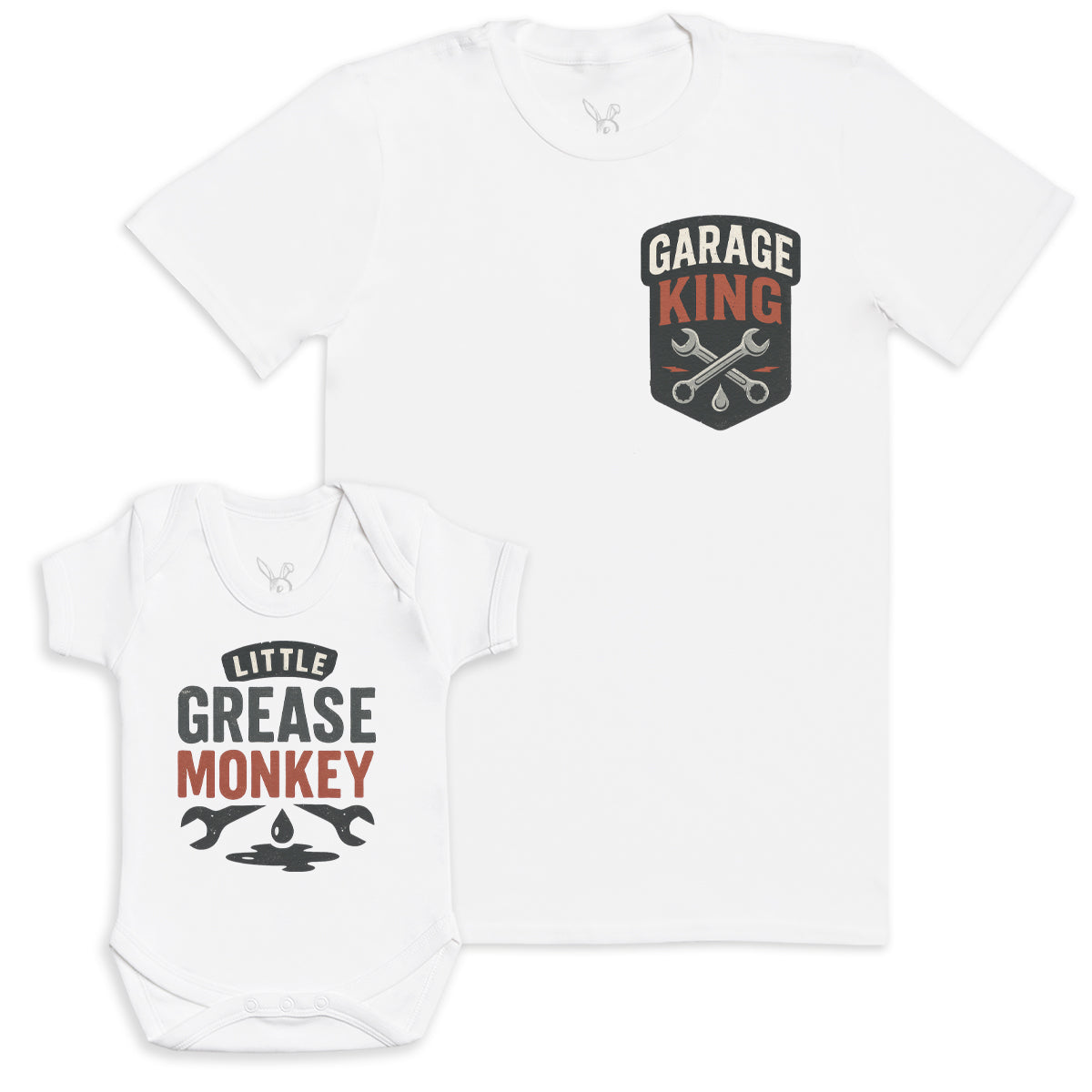 Little Grease Monkey - Baby Gift Set - Baby Bodysuit Gift Set