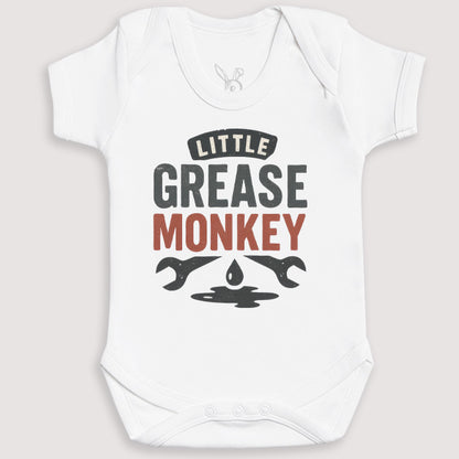 Little Grease Monkey - Baby Gift Set - Baby Bodysuit Gift Set