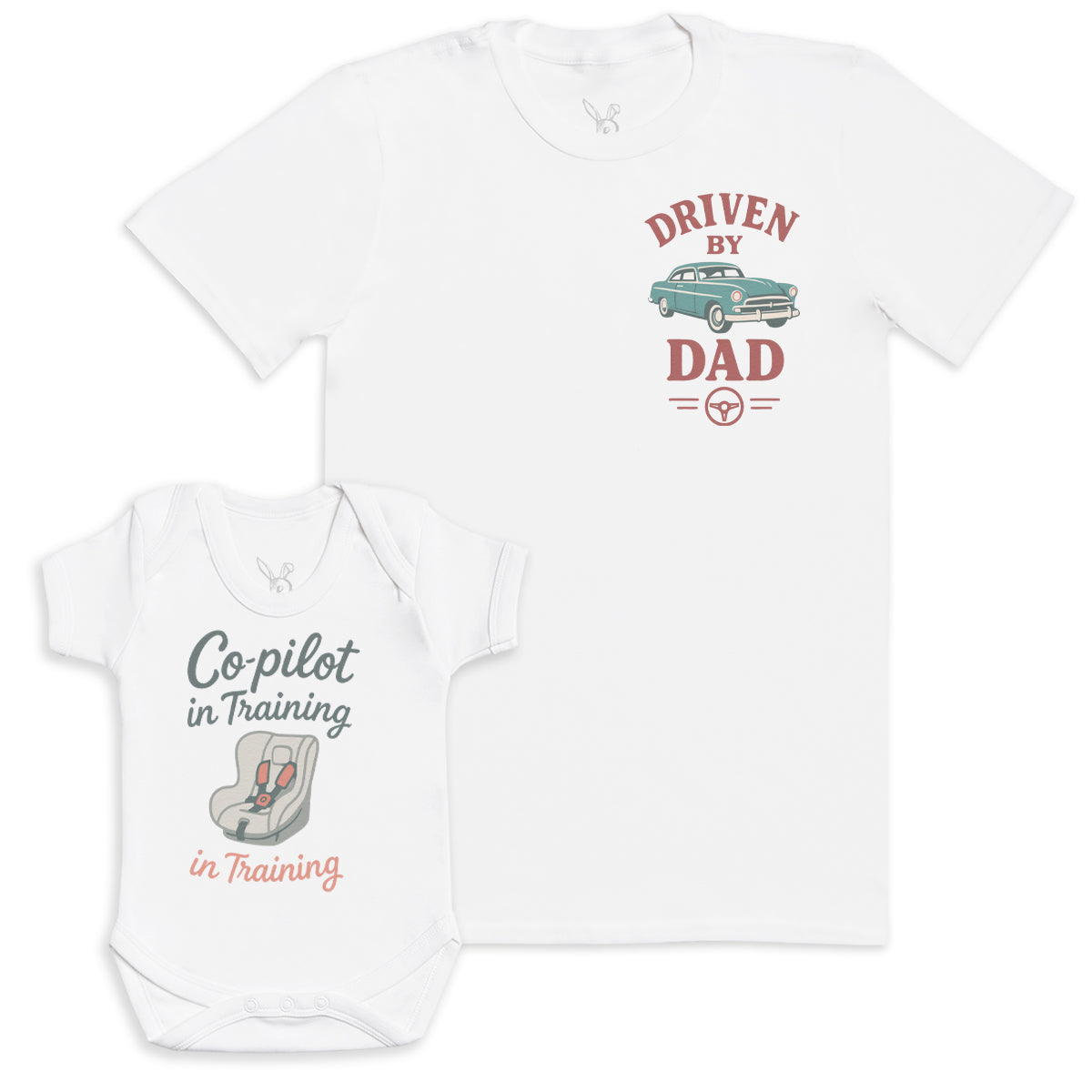 Co-Pilot In Training - Baby Gift Set - Baby Bodysuit Gift Set