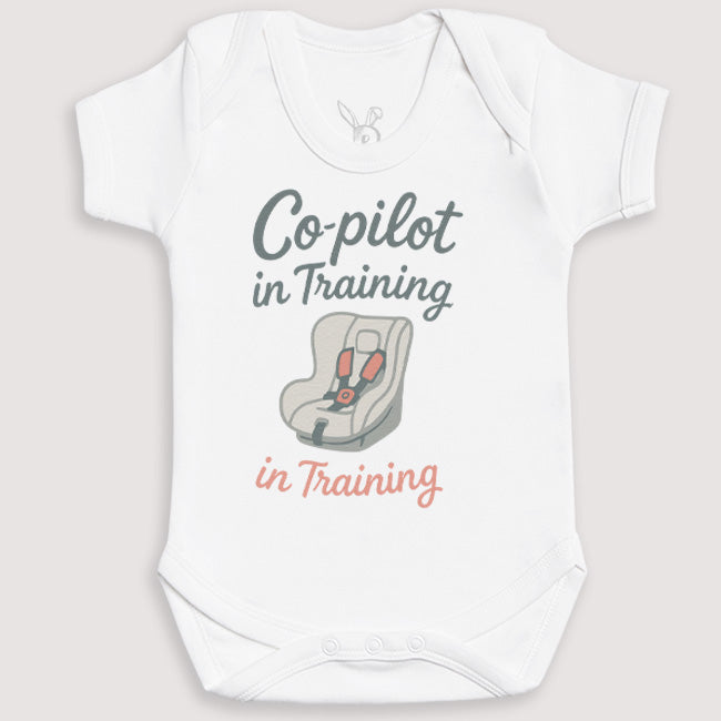 Co-Pilot In Training - Baby Gift Set - Baby Bodysuit Gift Set