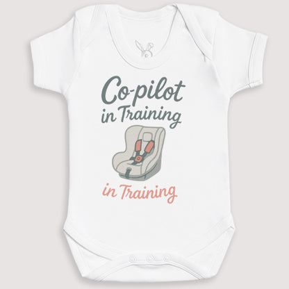Co-Pilot In Training - Baby Gift Set - Baby Bodysuit Gift Set