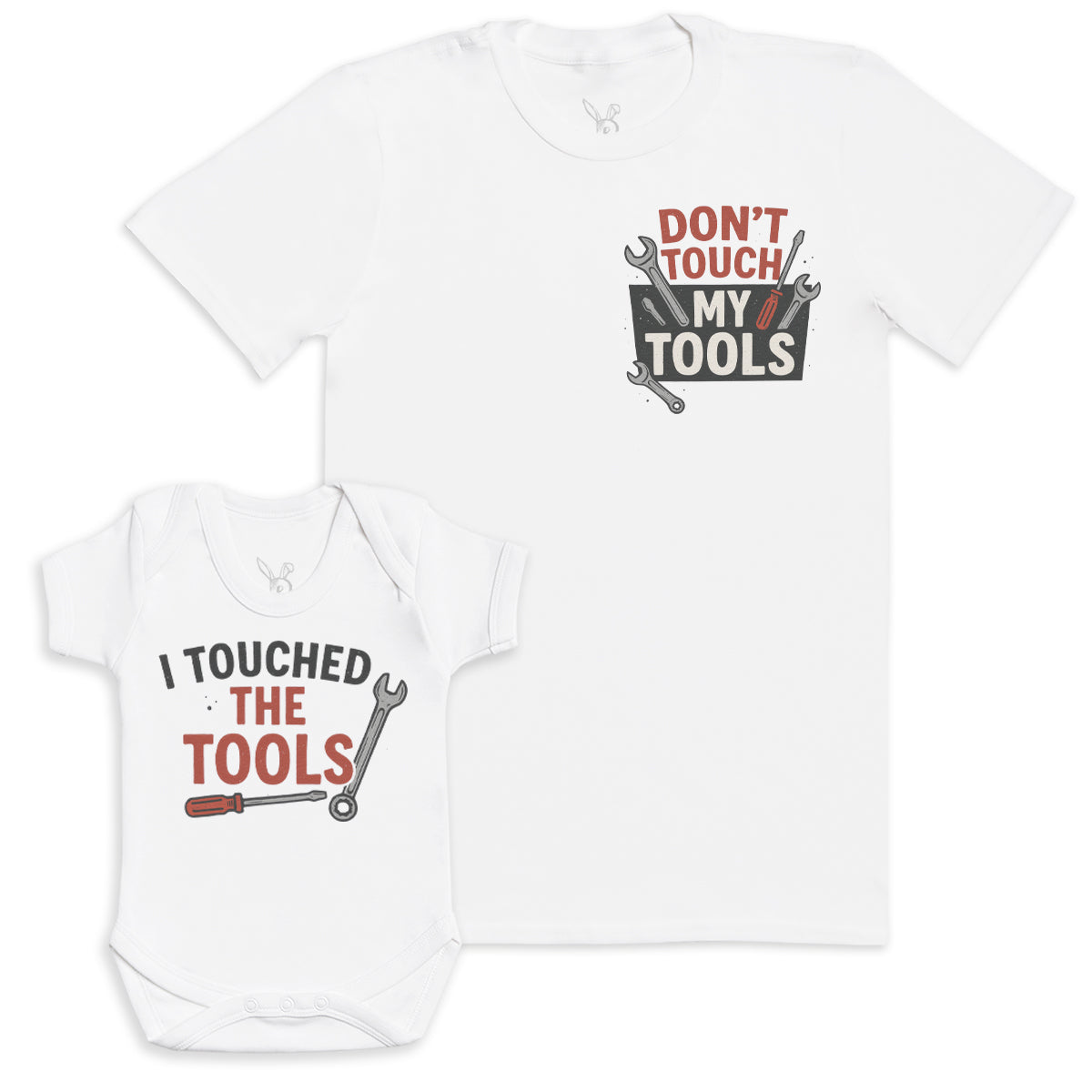 I Touched The Tools - Baby Gift Set - Baby Bodysuit Gift Set