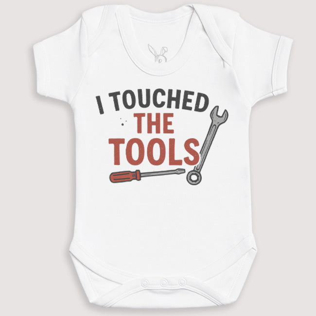 I Touched The Tools - Baby Gift Set - Baby Bodysuit Gift Set