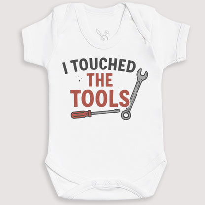 I Touched The Tools - Baby Gift Set - Baby Bodysuit Gift Set