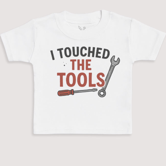 I Touched The Tools - Baby Gift Set - Baby Bodysuit Gift Set