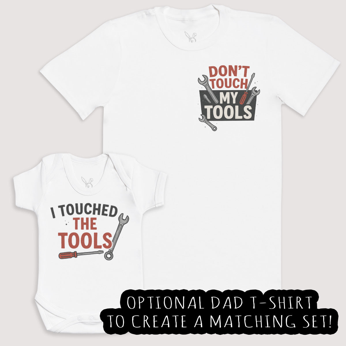 I Touched The Tools - Baby Gift Set - Baby Bodysuit Gift Set
