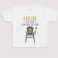Heir To The Highchair - Baby Gift Set - Baby Bodysuit Gift Set