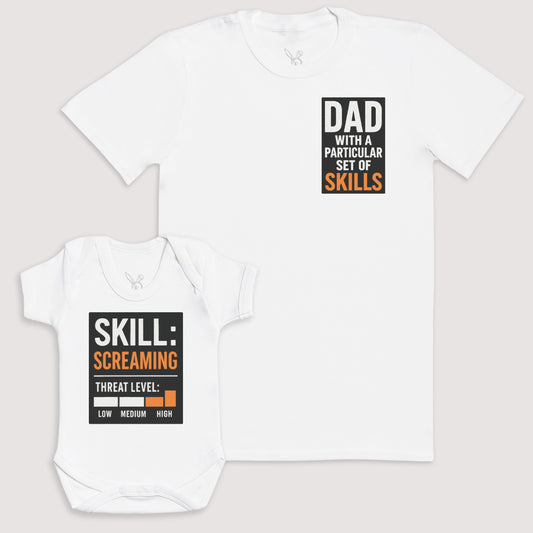 Skill Screaming - Baby Gift Set - Baby Bodysuit Gift Set