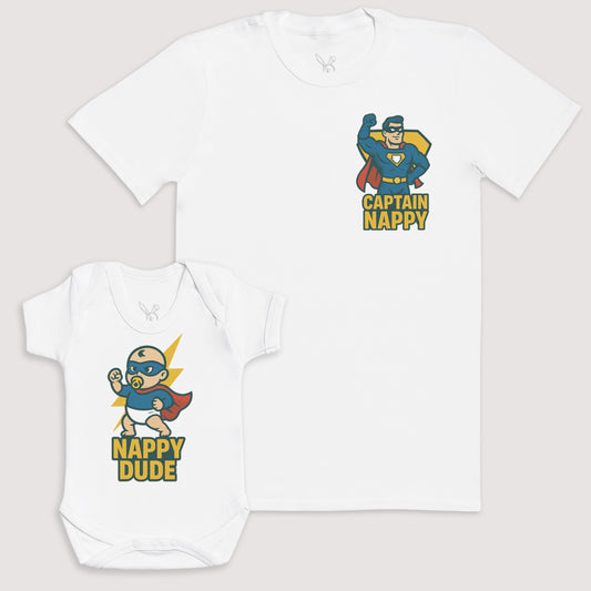 Nappy Dude - Baby Gift Set - Baby Bodysuit Gift Set