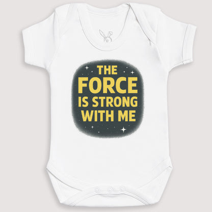 The Force Is Strong With Me - Baby Gift Set - Baby Bodysuit Gift Set