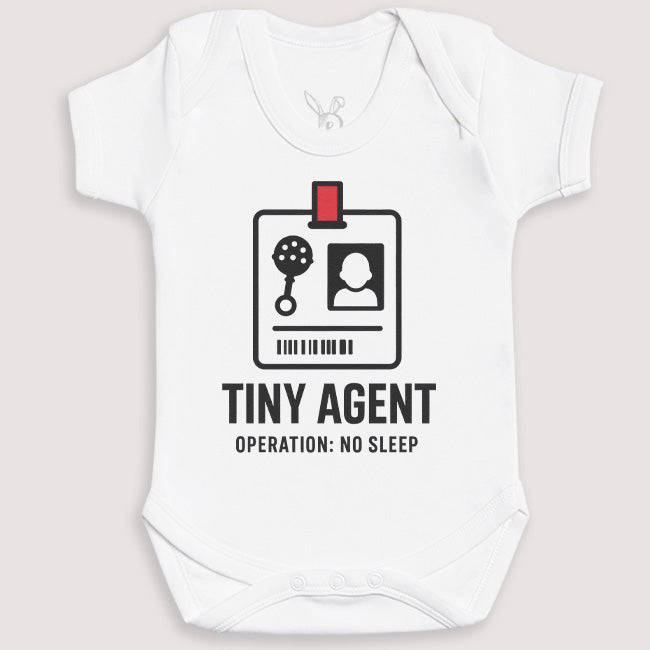 Tiny Agent - Baby Gift Set - Baby Bodysuit Gift Set