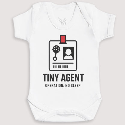 Tiny Agent - Baby Gift Set - Baby Bodysuit Gift Set