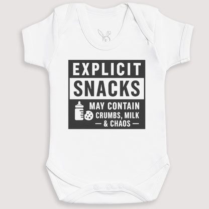 Explicit Snacks - Baby Gift Set - Baby Bodysuit Gift Set