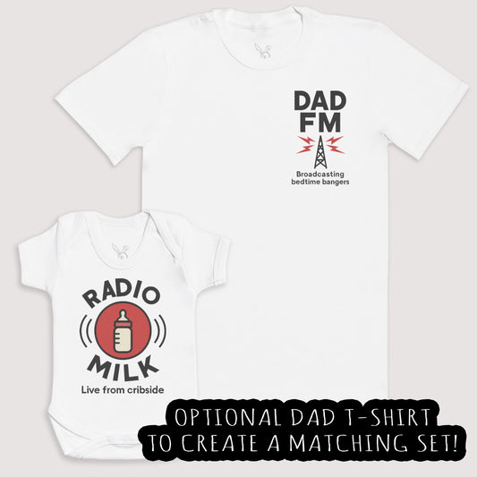 Radio Milk - Baby Gift Set - Baby Bodysuit Gift Set