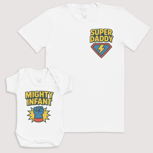 Mighty Infant - Baby Gift Set - Baby Bodysuit Gift Set
