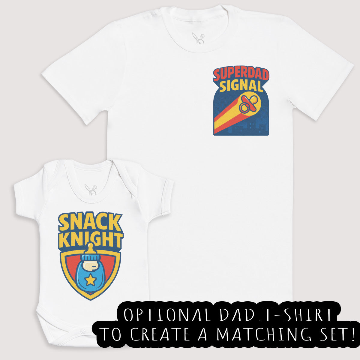 Snack Knight - Baby Gift Set - Baby Bodysuit Gift Set