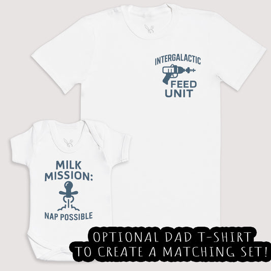 Milk Mission - Baby Gift Set - Baby Bodysuit Gift Set