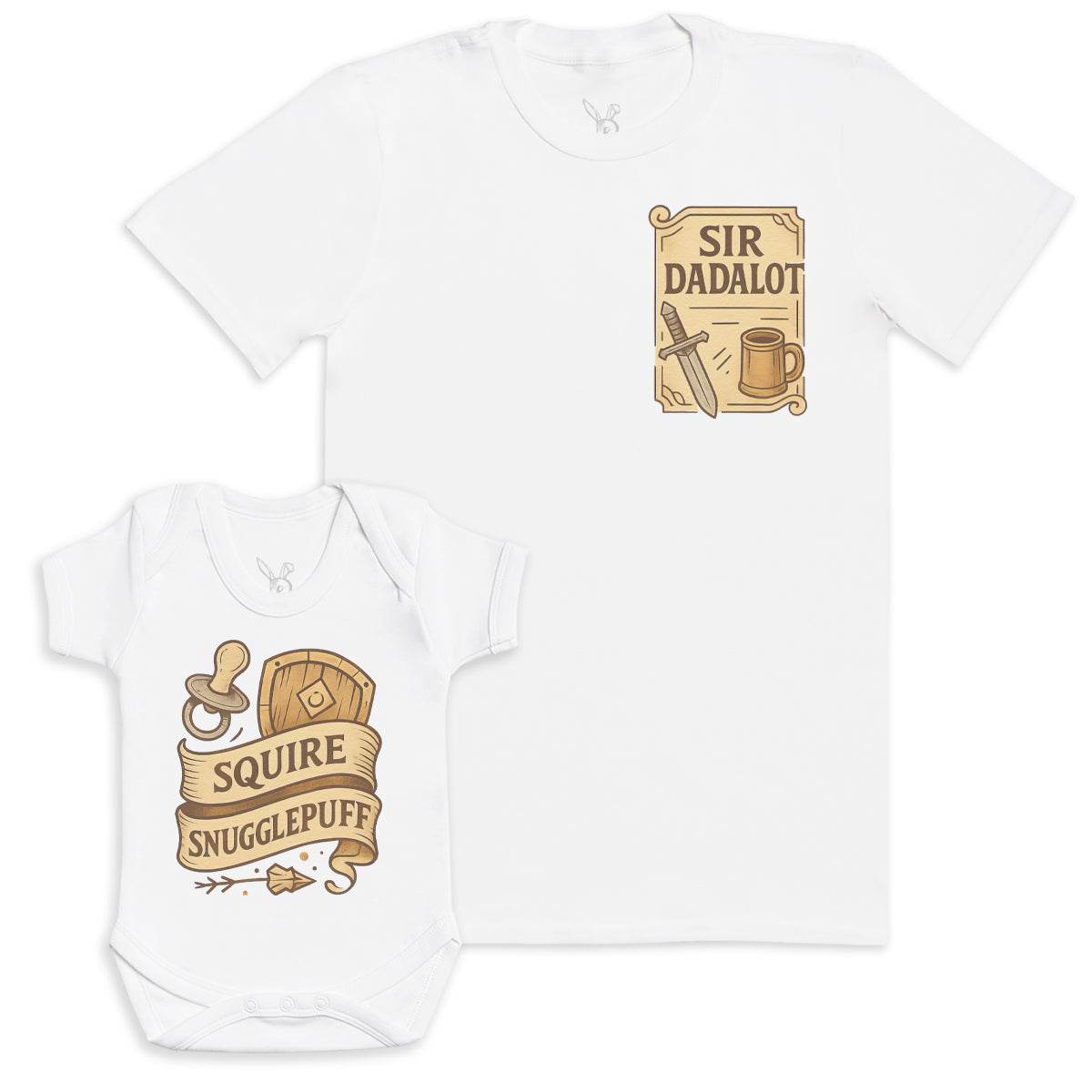 Squire Snugglepuff - Baby Gift Set - Baby Bodysuit Gift Set