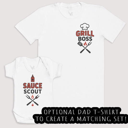 Sauce Scout - Baby Gift Set - Baby Bodysuit Gift Set