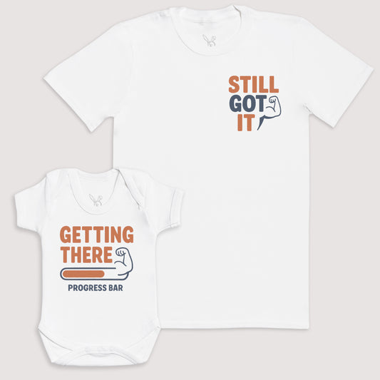 Getting There - Baby Gift Set - Baby Bodysuit Gift Set