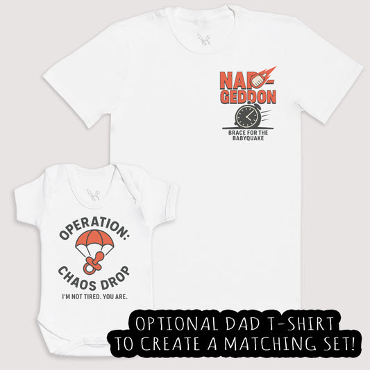 Operation Chaos Drop - Baby Gift Set - Baby Bodysuit Gift Set