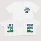 Left Wing Right Wing - Baby Gift Set - Baby Bodysuit Gift Set