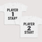 Player 1 Player 2 Start - Baby Gift Set - Baby Bodysuit Gift Set