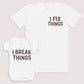 I Break Things - Baby Gift Set - Baby Bodysuit Gift Set