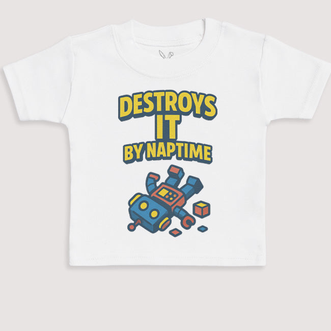 Destroys It By Naptime - Baby Gift Set - Baby Bodysuit Gift Set