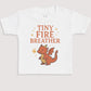 Tiny Fire Breather - Baby Gift Set - Baby Bodysuit Gift Set