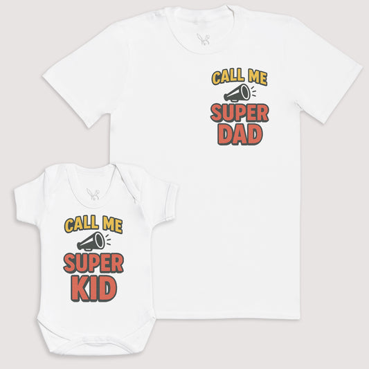 Call Me Superkid - Baby Gift Set - Baby Bodysuit Gift Set