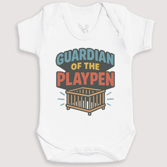 Guardian Of The Playpen - Baby Gift Set - Baby Bodysuit Gift Set