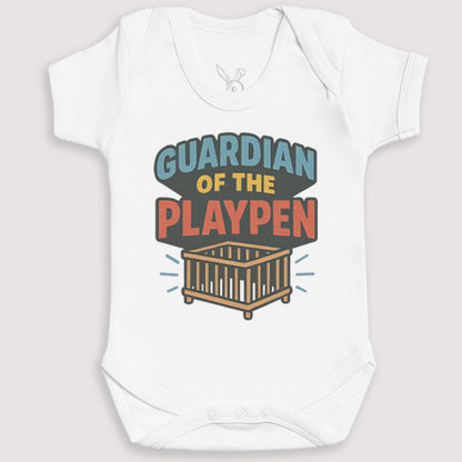Guardian Of The Playpen - Baby Gift Set - Baby Bodysuit Gift Set