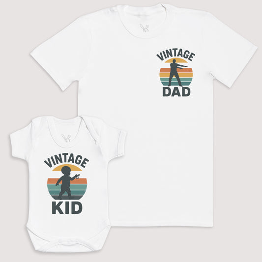 Vintage Kid - Baby Gift Set - Baby Bodysuit Gift Set